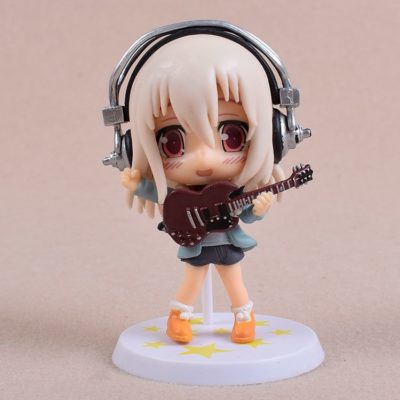 Odoria 1:12 Scale Cute Girl with Guitar Figure Plastic Modeled Figurine Toy