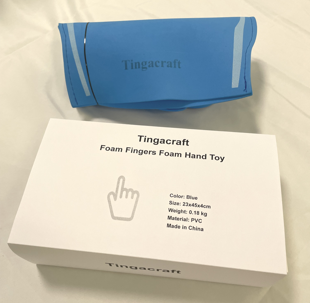 Tingacraft Foam Hand Fingers Toy for All Occasions Cheerleading Pompom for Sports - Image 4