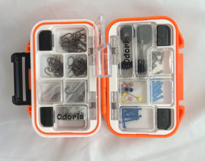 Odoria Fishing Hooks Set Freshwater Saltwater Worm Soft Bait Offset Jig Fishhooks