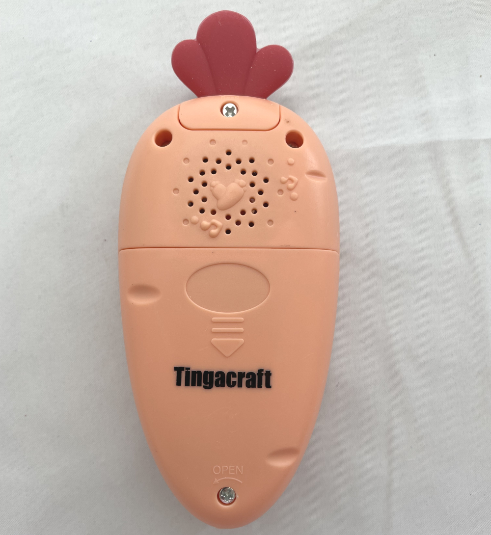 Tingacraft Carrot Simulation Mobile Electronic Phone Musical Instrument Durable Portable Bitable Toy - Image 2