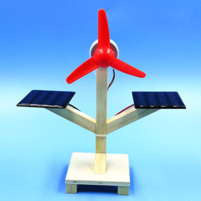 Tingacraft Diy Assemble Solar Fan Model Wooden Intelligent Stem Educational Toy For Kids