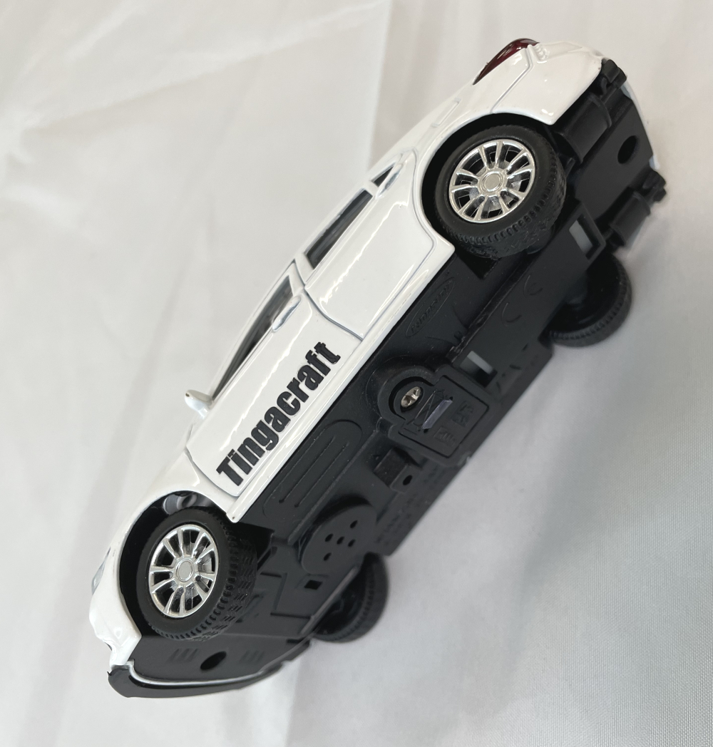 Tingacraft White 1:48 Scale Model Vehicle Model Kit Car Toy - Image 6