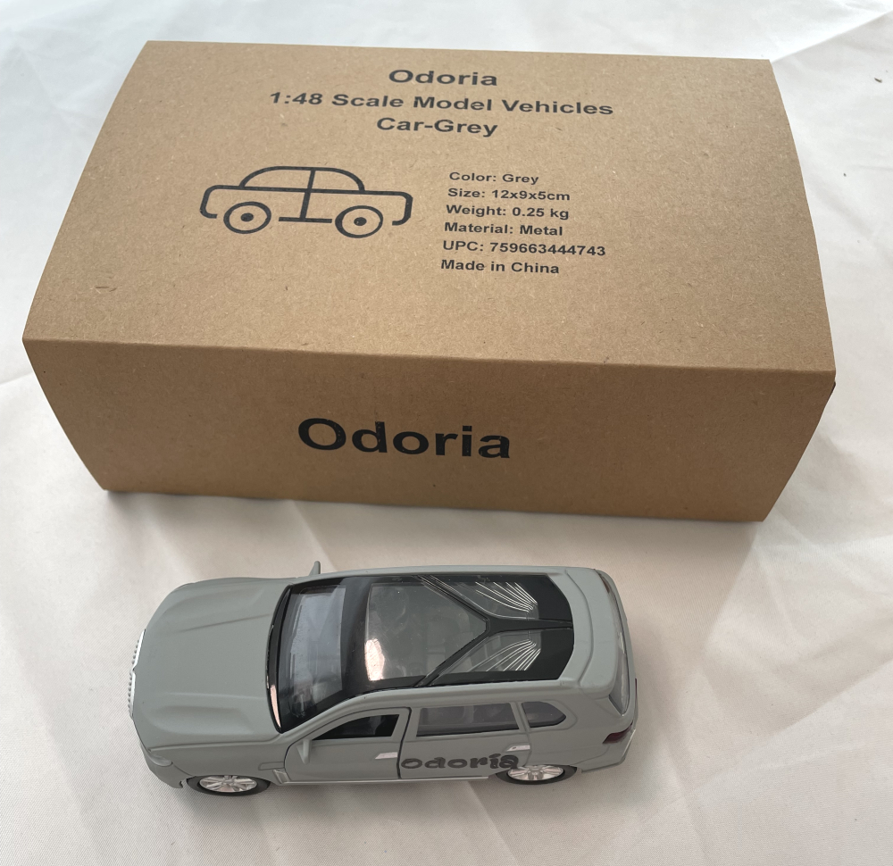 Odoria Grey 1:48 Scale Model Vehicles Car Toy - Image 3