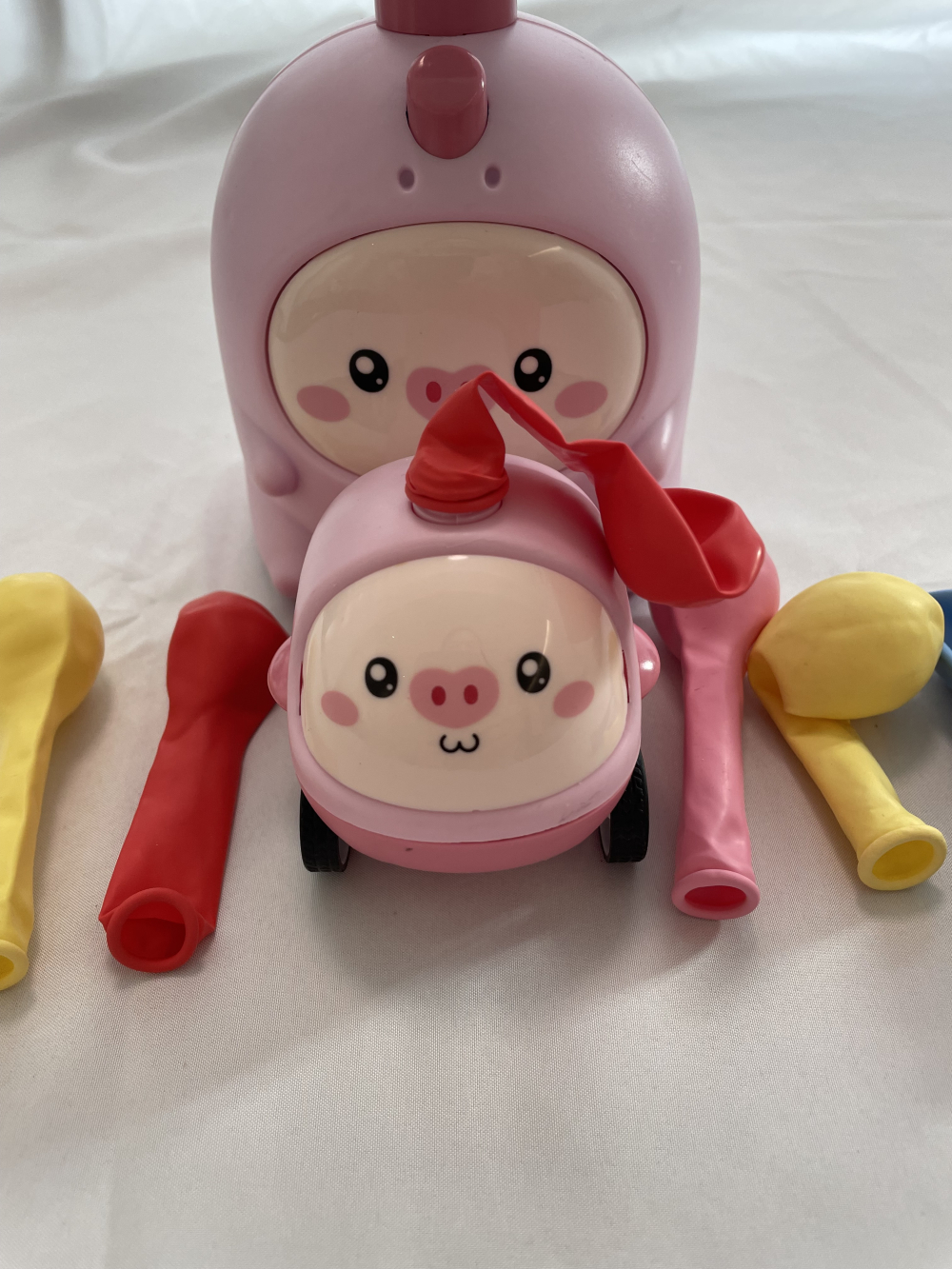 Tingacraft Pink Balloon Racer Car Play Balloon Launcher Car Toy for Kids - Image 4