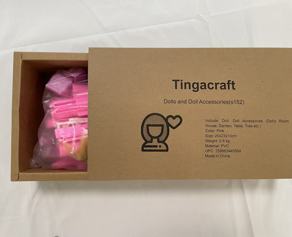 Tingacraft 1:12 Scale Dolls and Doll Accessories Doll's Room Bed House (s152) - Image 3