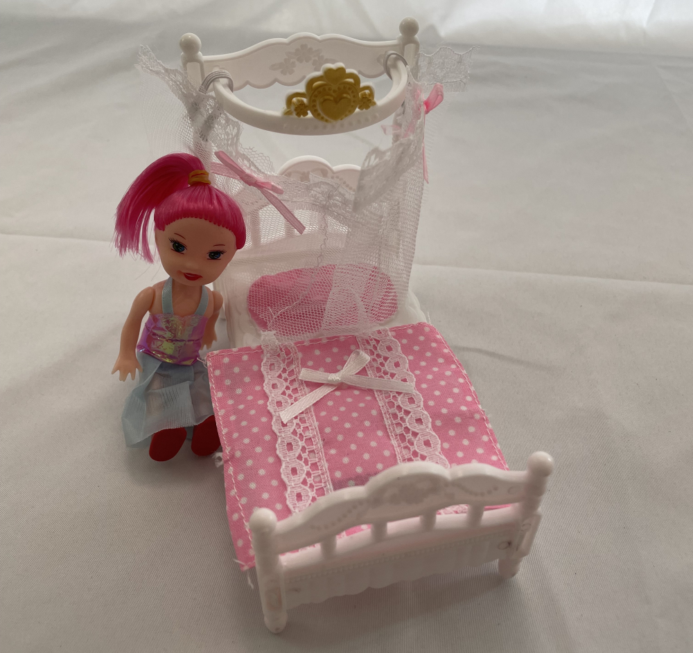 Tingacraft Doll Bed Miniature Toy Doll Accessories (T812) - Image 5