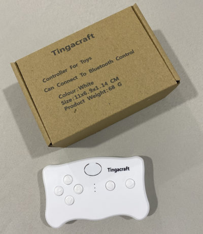 Tingacraft Toys Video Game Interactive Hand Held Remote Controls for Electronic Games-White